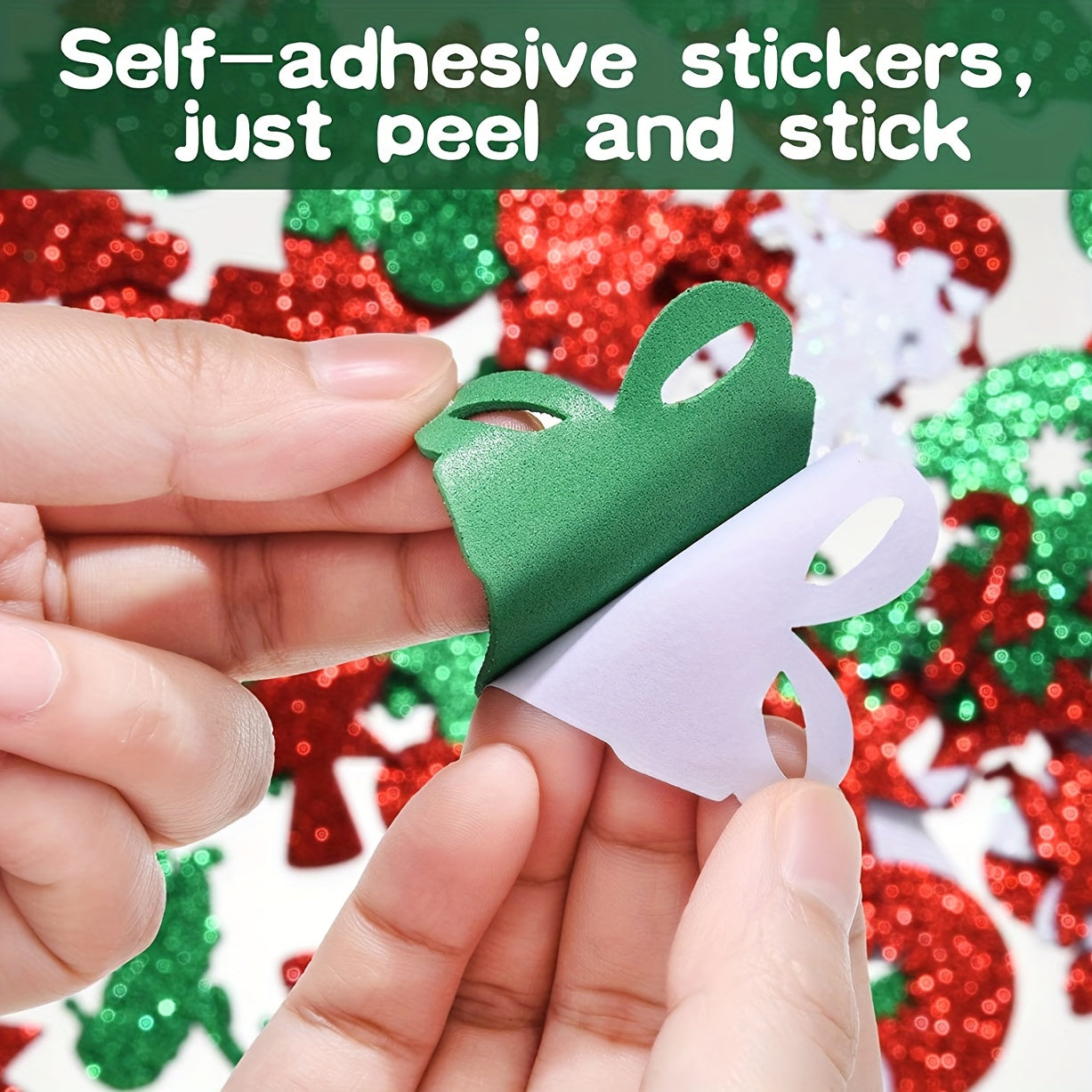 DIY Christmas Stickers 32 Shapes Self Adhesive Children Party Stickers