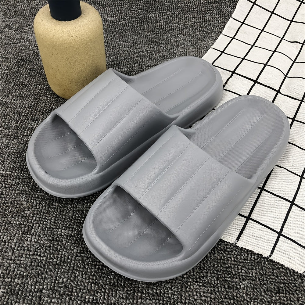 Men's Cloud Slides Pillow Slippers Lightweight Non slip Shoes