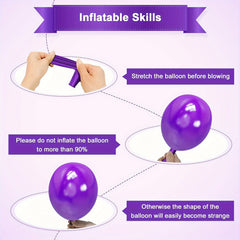 Purple Macaroon Dream Arch Balloon Set for Party