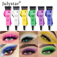 6 Colors Eyeshadow Cream Waterproof Long Lasting Liquid Eyeshadow