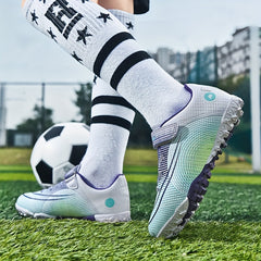 Anti Skid Turf Football Boots for Kids - Hook and Loop Fastener - Breathable