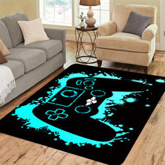 Non Slip Gamer Area Rug for Boys Bedroom Gaming Collection Carpet
