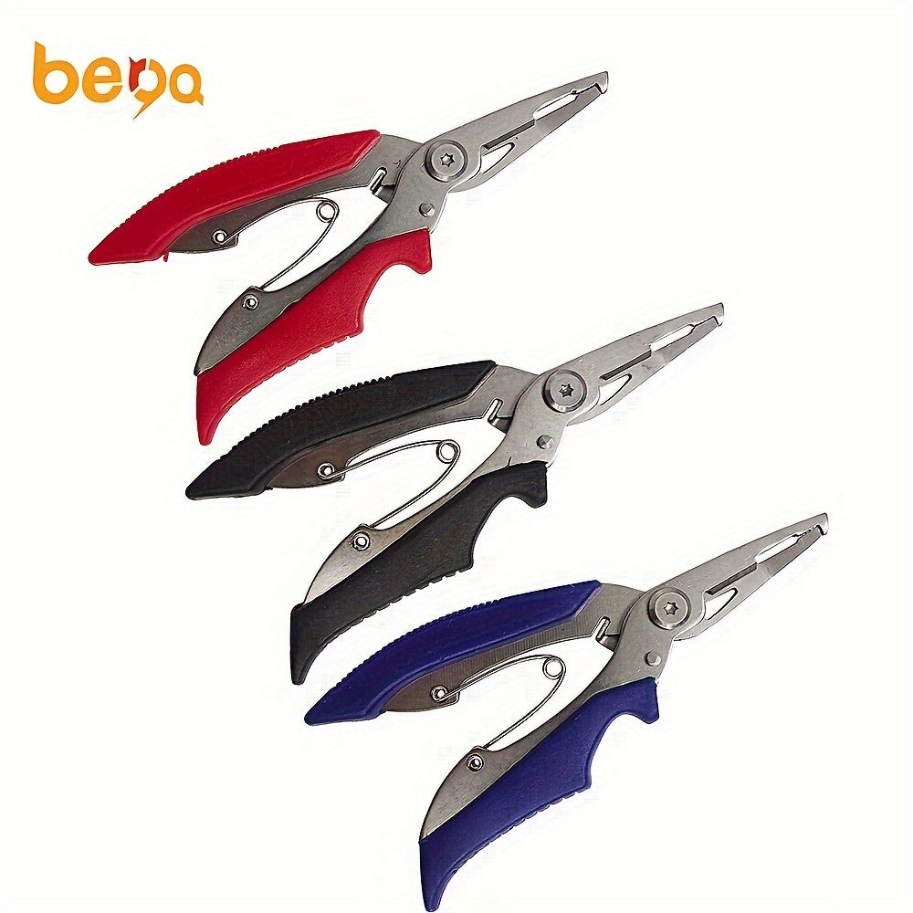 Red Stainless Steel Fishing Pliers Line Cutter