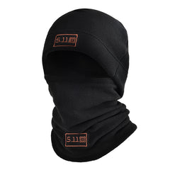 Winter Men Polar Fleece & Scarf Cap Warm Wool Neck Sport Hat