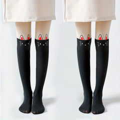 2 Pairs Girls Cat Breathable Soft Tights Leggings Spring Summer Kids Teen