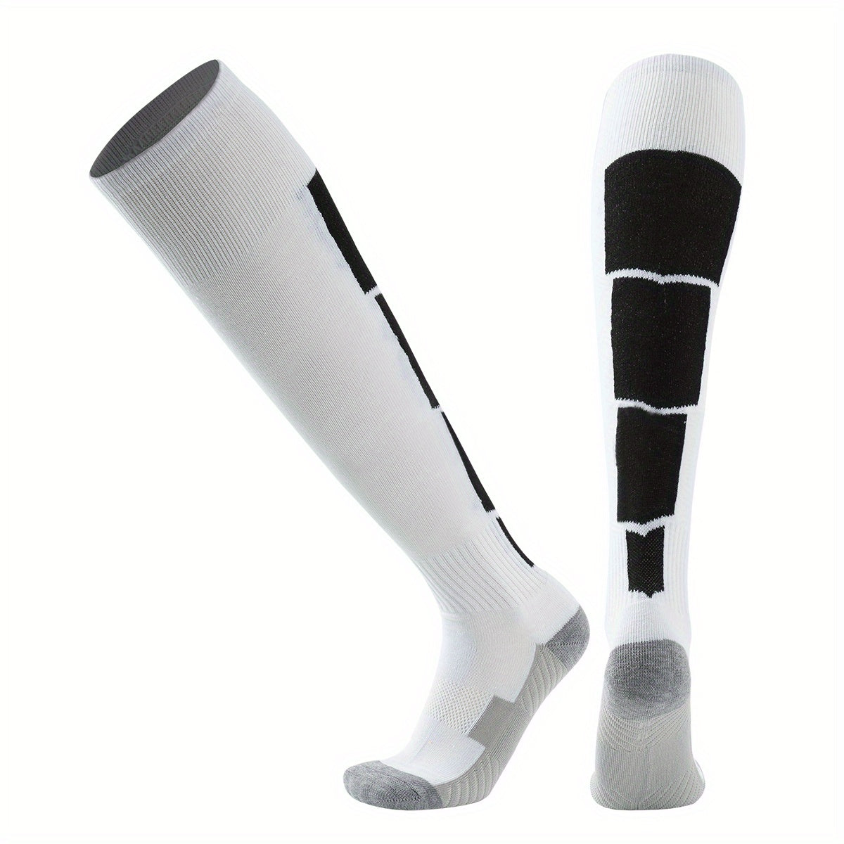 2pairs Outdoor Sports Socks Thick Towel Bottom Wear-resistant Breathable