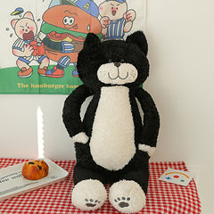 Plush Kitty Teddy Bear with Fluffy Ears - Soft Stuffed Animal Gift