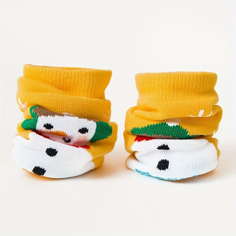 Christmas Socks for Kids - Festive Santa Claus Design