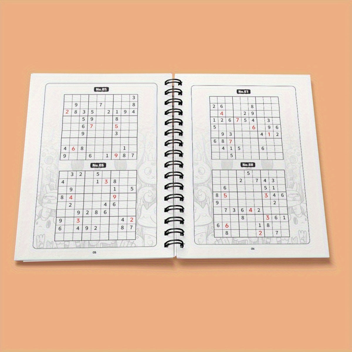 Sudoku Book for Adults Mental Challenge Focus & Relaxation Gift