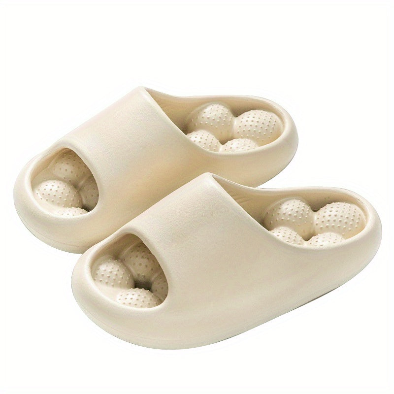 Men's Massage Ball Cloud Slides Leak Quick Dry Slippers