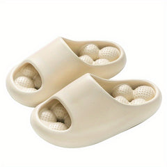 Men's Massage Ball Cloud Slides Leak Quick Dry Slippers