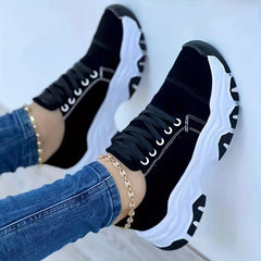 Thick Sole Shock Absorption Heighten Sneakers