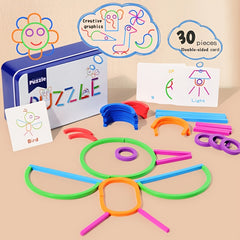 Educational Puzzle Blocks Alphabet Matching Game