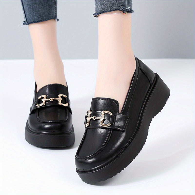 British Style Loafers Slip On Shoes Walking Shoes