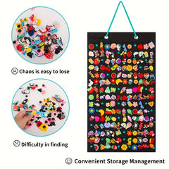 Shoe Charms Organizer - 180 Holes Hanging Display Stand