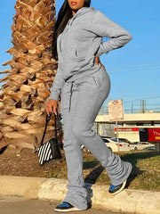 Casual Outfits 2 Piece Set Long Sleeve Hoodie & Pants