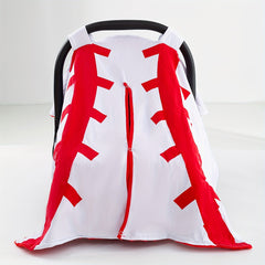 Girls Bottom Red Arrow Print Car Seat Sunshade Cover Canopy