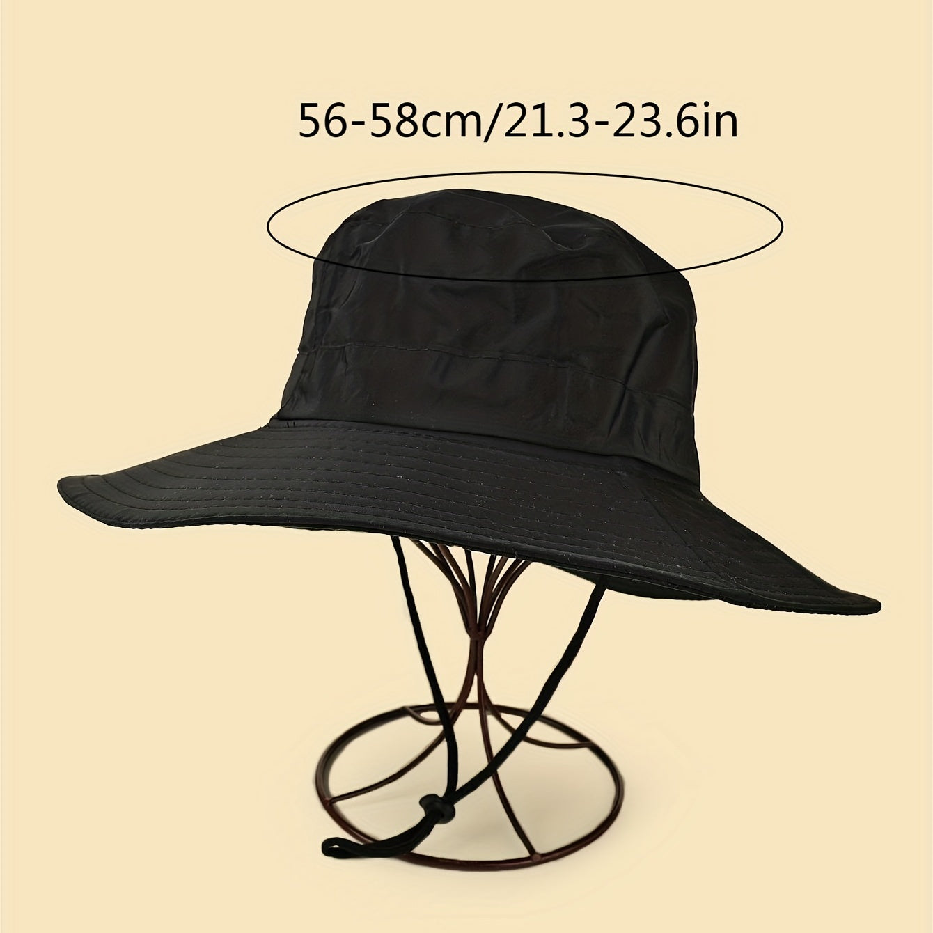 Men's Waterproof Sun Visor Bucket Hat for Hiking