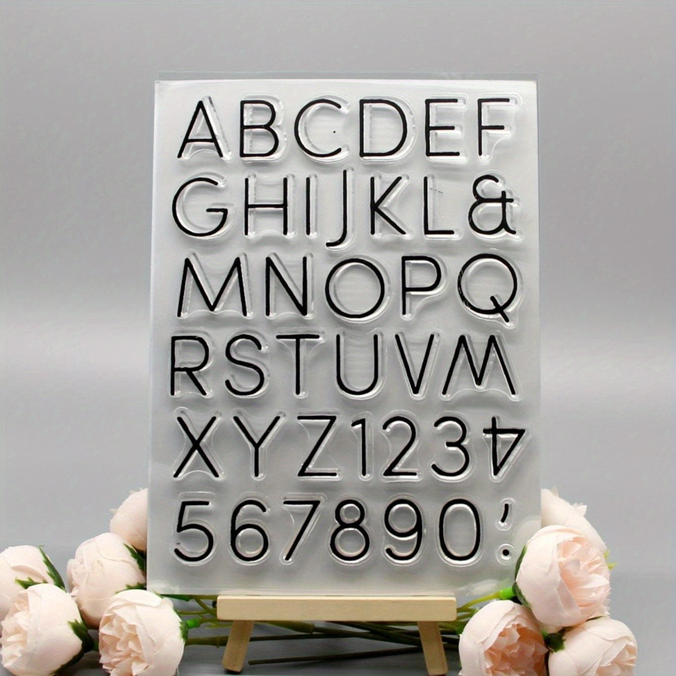 Alphabet Cartoon Stamp for DIY Scrapbooking Card Making