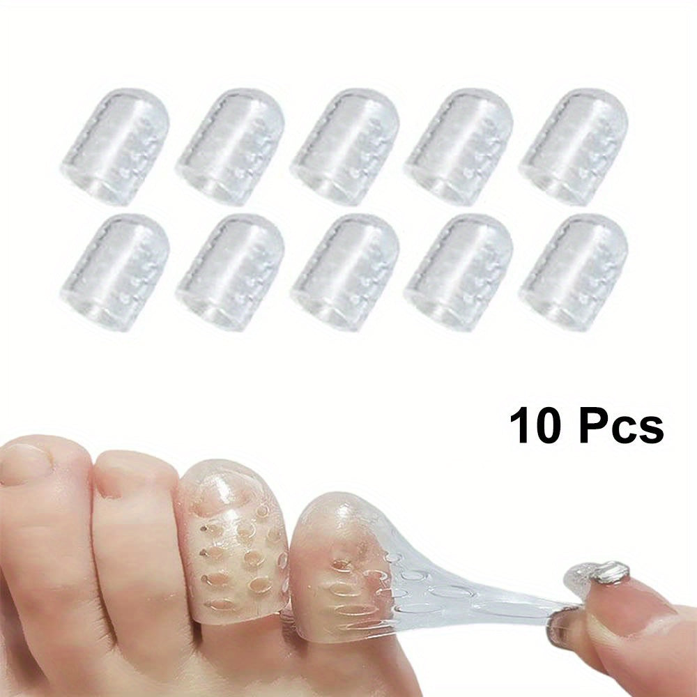 Silicone Toe Protectors Soft Breathable Anti Abrasion for Home Night Use