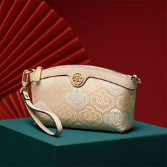 ZOOLER Small Cloud Embroidery Handbag Zipper Adjust. Strap