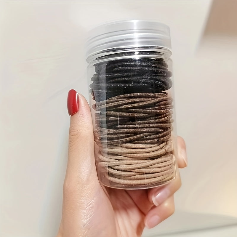 100pcs Hair Band Elastic Hair Ties for Girls