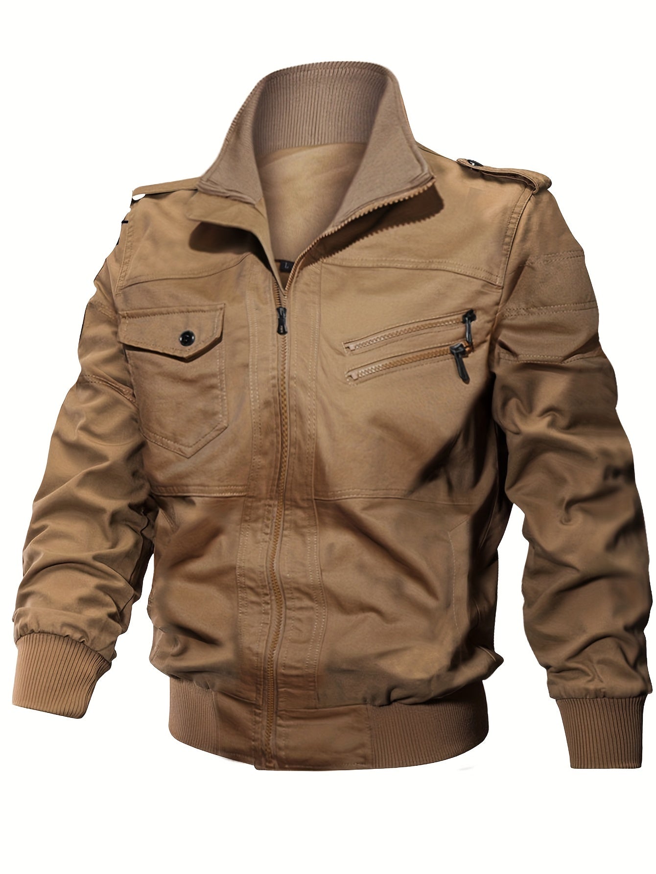 Men's Military Jacket Casual Outwear Lightweight Spring Falls