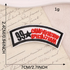 3pcs Embroidered Letter Applique Patch DIY Iron On Patch