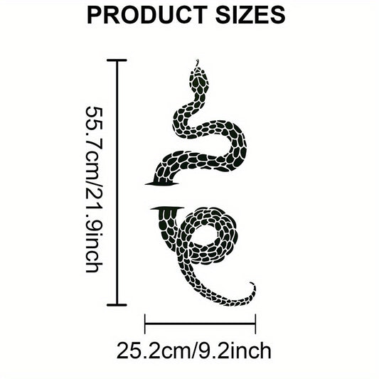 1 Set PET Snake Stencils 300x300mm with Art Paint Brushes