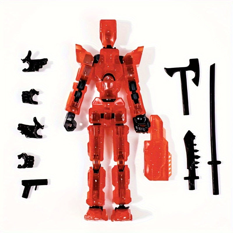 Mecha Joint Action Figure Lucky Joint Set Assembly Doll Transparent Toy