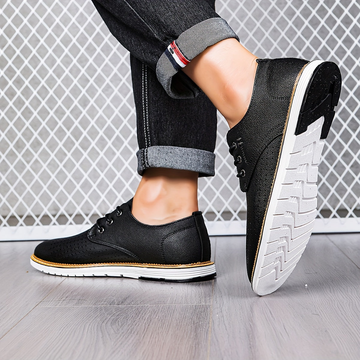 Men's Lace Up Comfy Casual Shoes