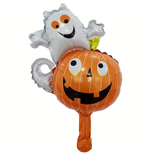 1pc Halloween Ghost Balloon & Pumpkin Foil Balloon
