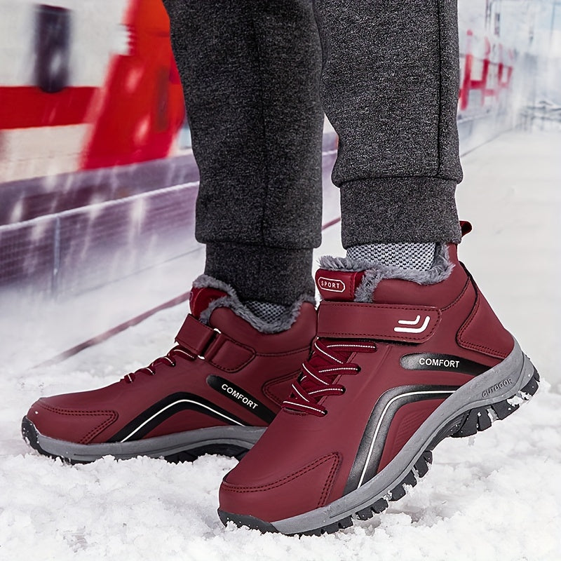 Women's Waterproof Hiking Shoes Winter Warm Non-slip