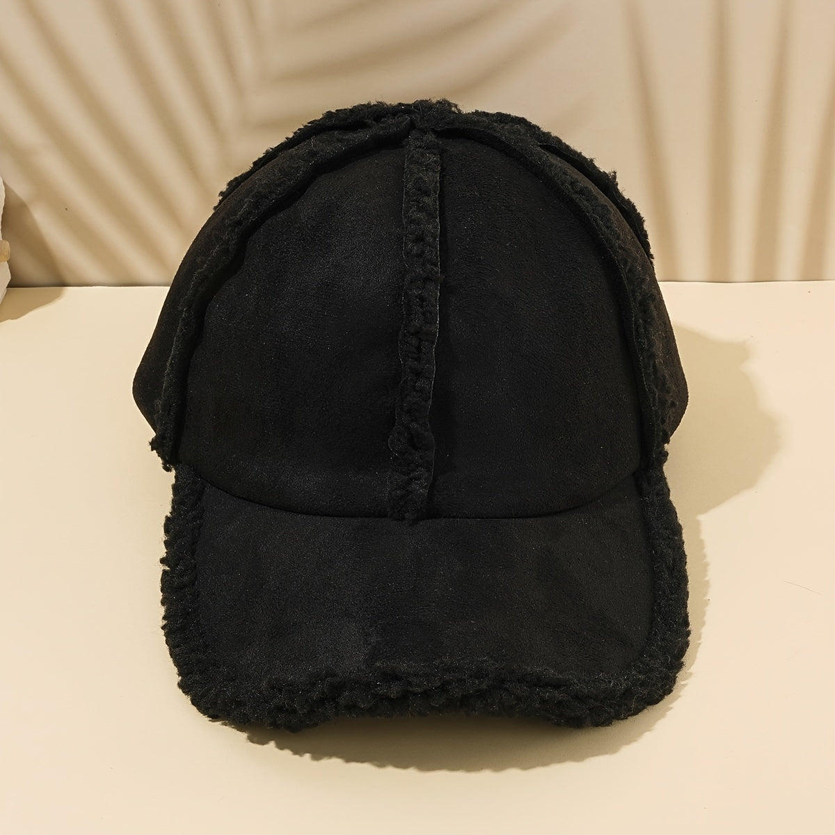 Denim Casual Suede Baseball Cap Unisex Warm Fleece Lined Baseball Caps For Women