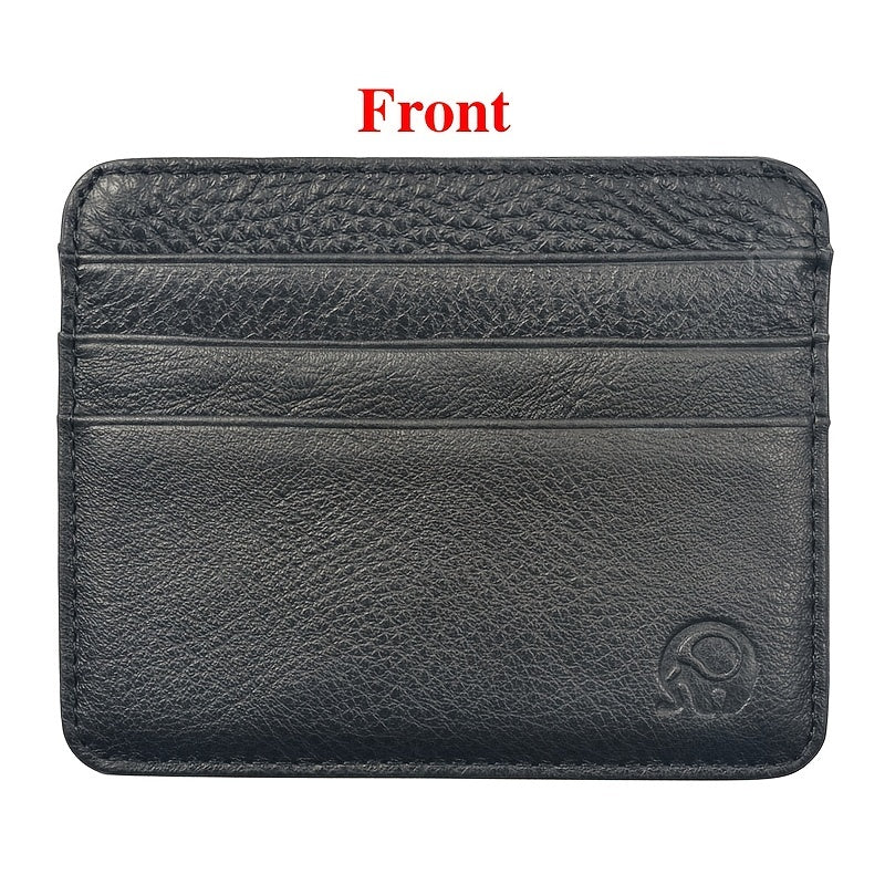 RFID Blocking Leather Wallet Slim Front Pocket Wallet