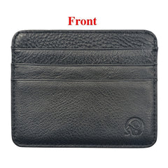 RFID Blocking Leather Wallet Slim Front Pocket Wallet