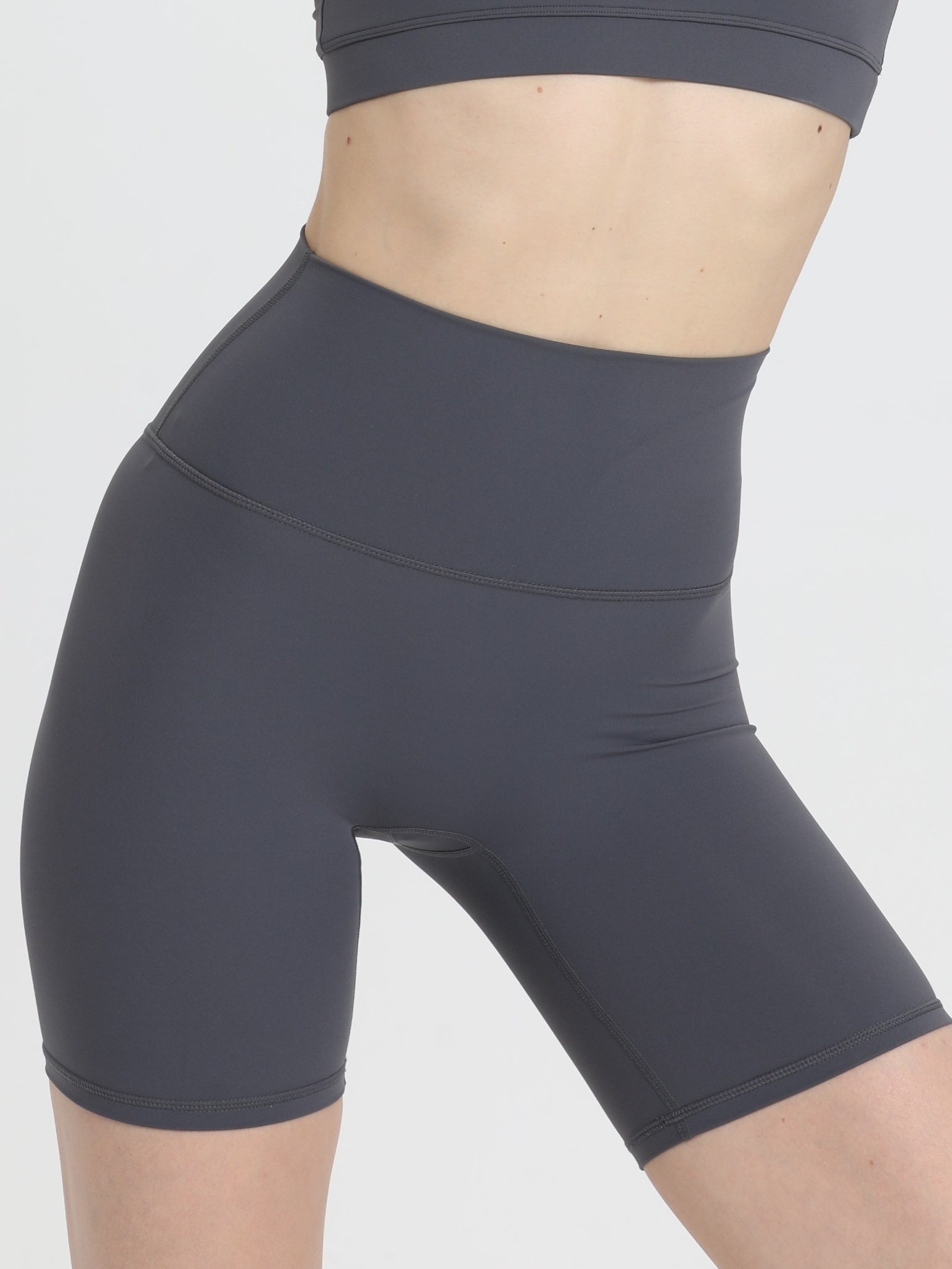 Women's High Waist Hip Exercise Running Tight Fitness Shorts