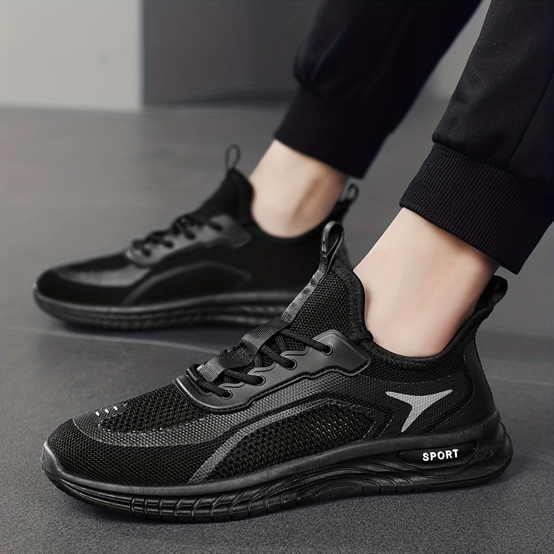 Men's Slip on Sneakers Odor Resistant Athletic Shoes with Shoelaces