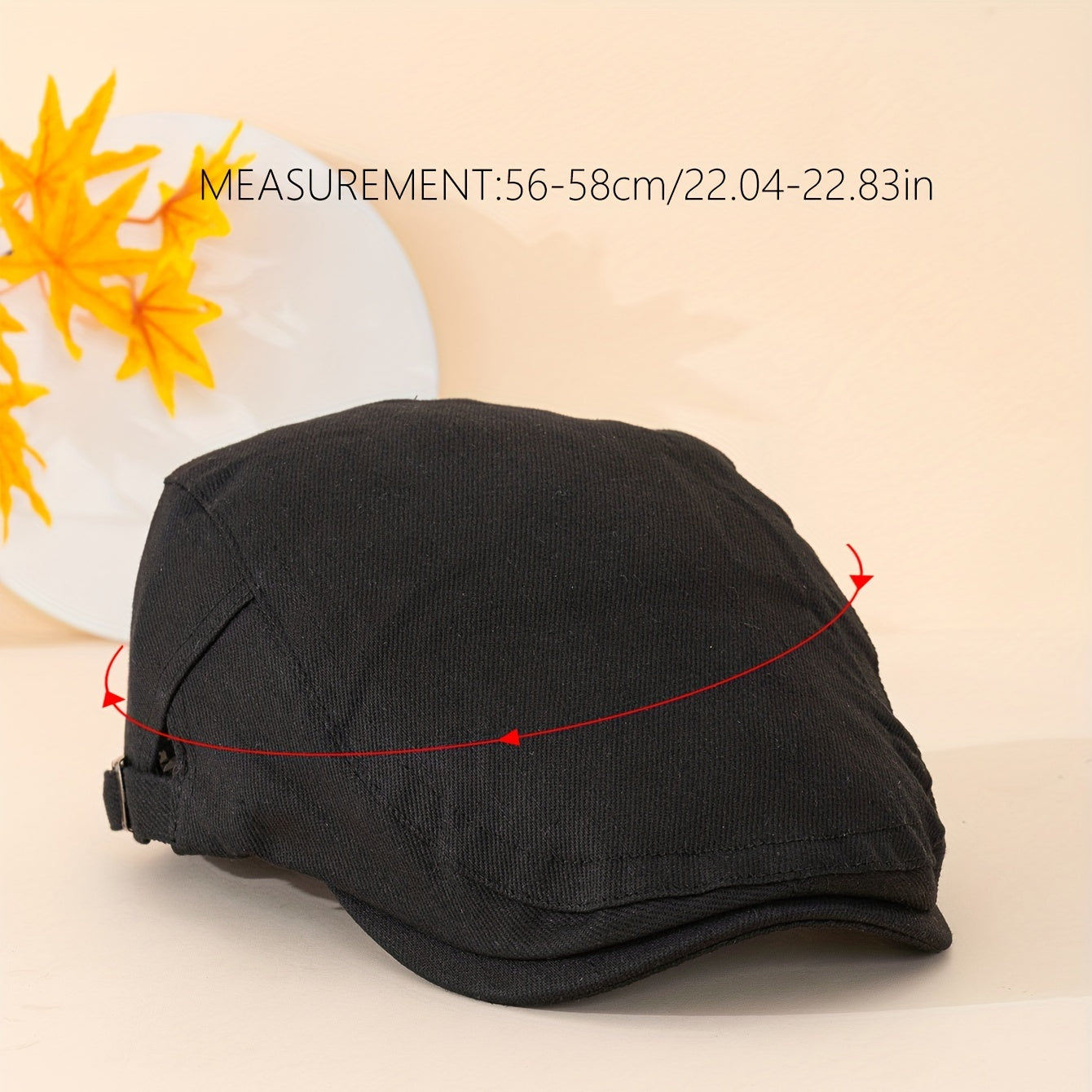 Unisex Adjustable Plain Casual Peaked Cap for Outdoor Sport