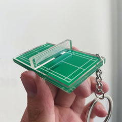 Badminton Keychain Souvenir Mini Tennis Pendant Table Tennis Keychain