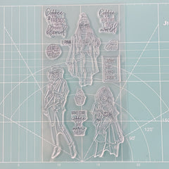Girls Silicone Clear Transparent Stamp for Scrapbooking