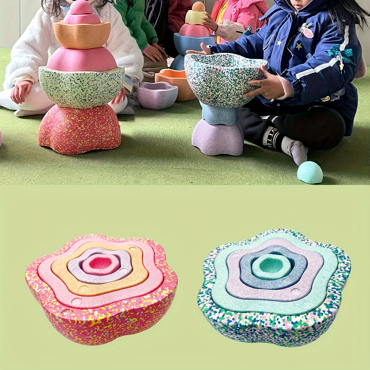 Balance Training Toy Set - 10pcs Home Playground Science Educational Toys