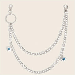 Punk Devil's Eye Waist Chain Hip Hop Pendant Belt Women Accessories