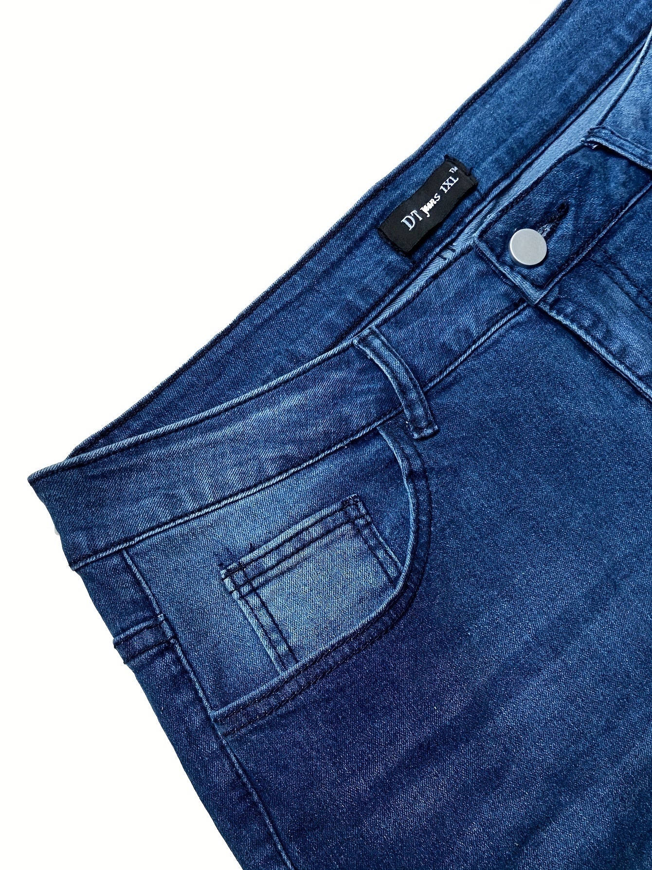 Flared Leg High Rise Stretch Jeans for Plus Size Women