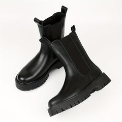 Men's Platform Chelsea Boots Casual Walking Shoes