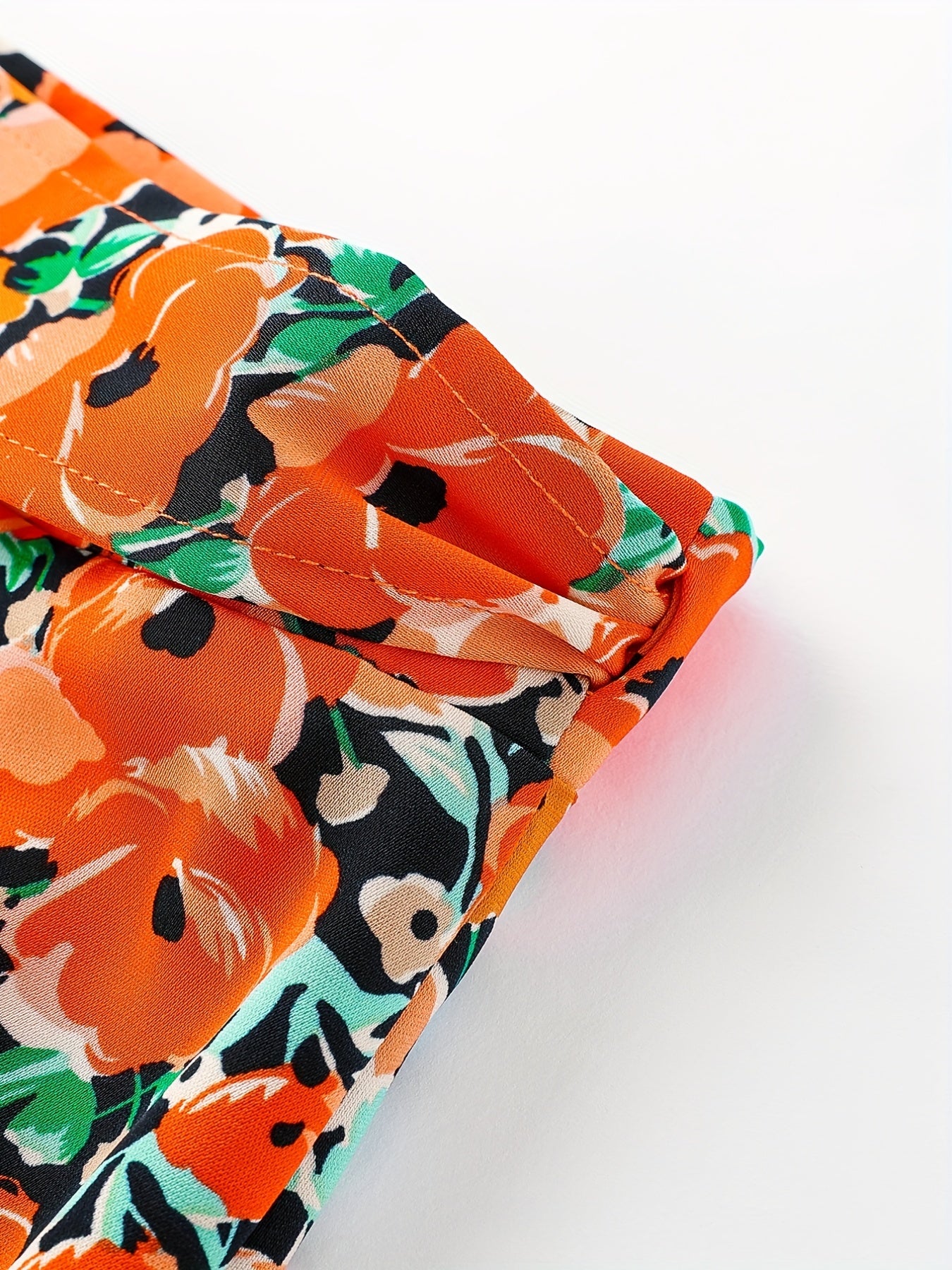 Floral Print Wrap Skirt Casual Skirt Women's Clothing