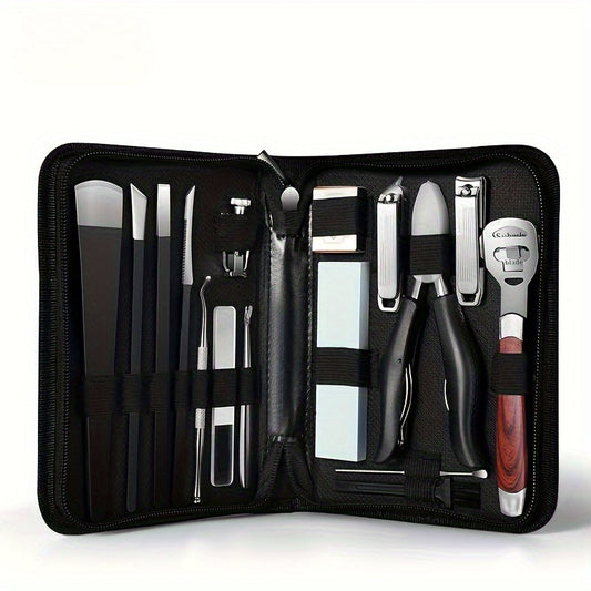 16pcs Nail Clippers Fingernail & Toenail Cutter Manicure Tool
