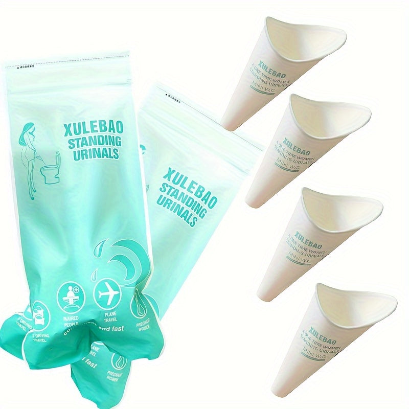 12pcs Disposable Female Standing Urinal Outdoor Travel Portable Funnel