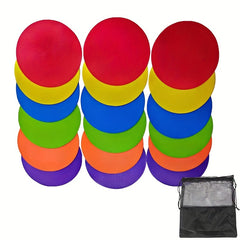TPE Round Landmark Pads - Set of 24 for Outdoor Training