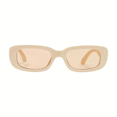 Y2K Rectangle Sunglasses Mod Matte Anti Glare UV400